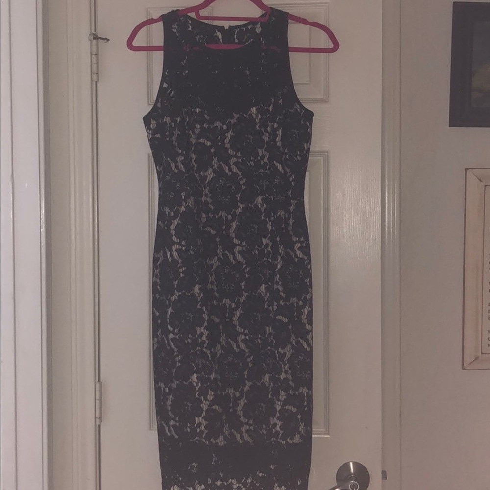 Black House White Market Black lace dress
